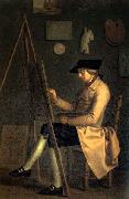 Friedrich Tischbein Self-Portrait at the Easel oil painting